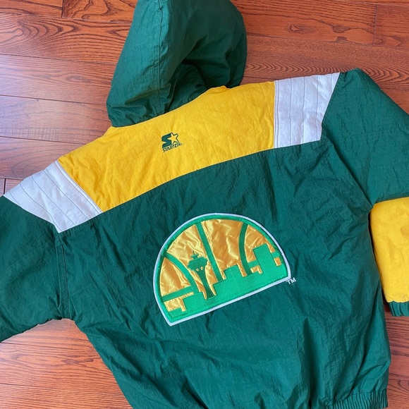 90’s Authentic Seattle SuperSonics Starter Jacket - Picture 3 of 3